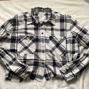 Thread & Supply Flannel Crop Top